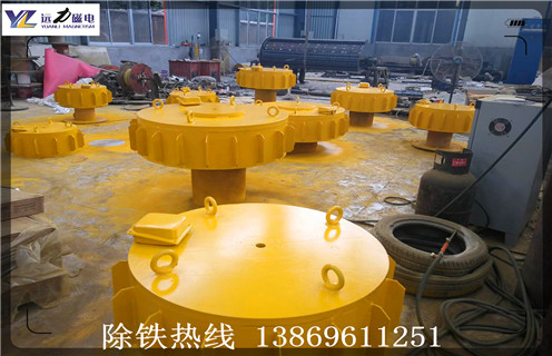 盤式電磁除鐵器，大連帶盤式電磁除鐵器_大連帶盤式電磁除鐵器安裝效果接線原理圖工作原理及內部結構